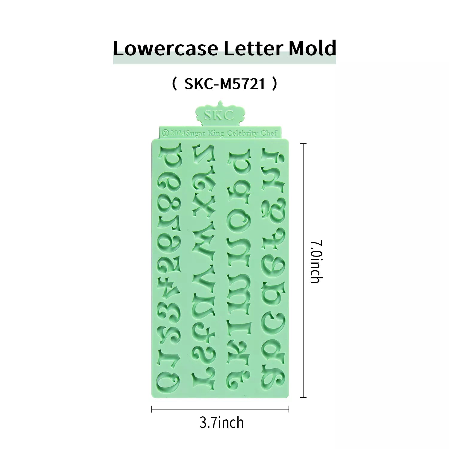 Alphabet and Number Silicone Mold