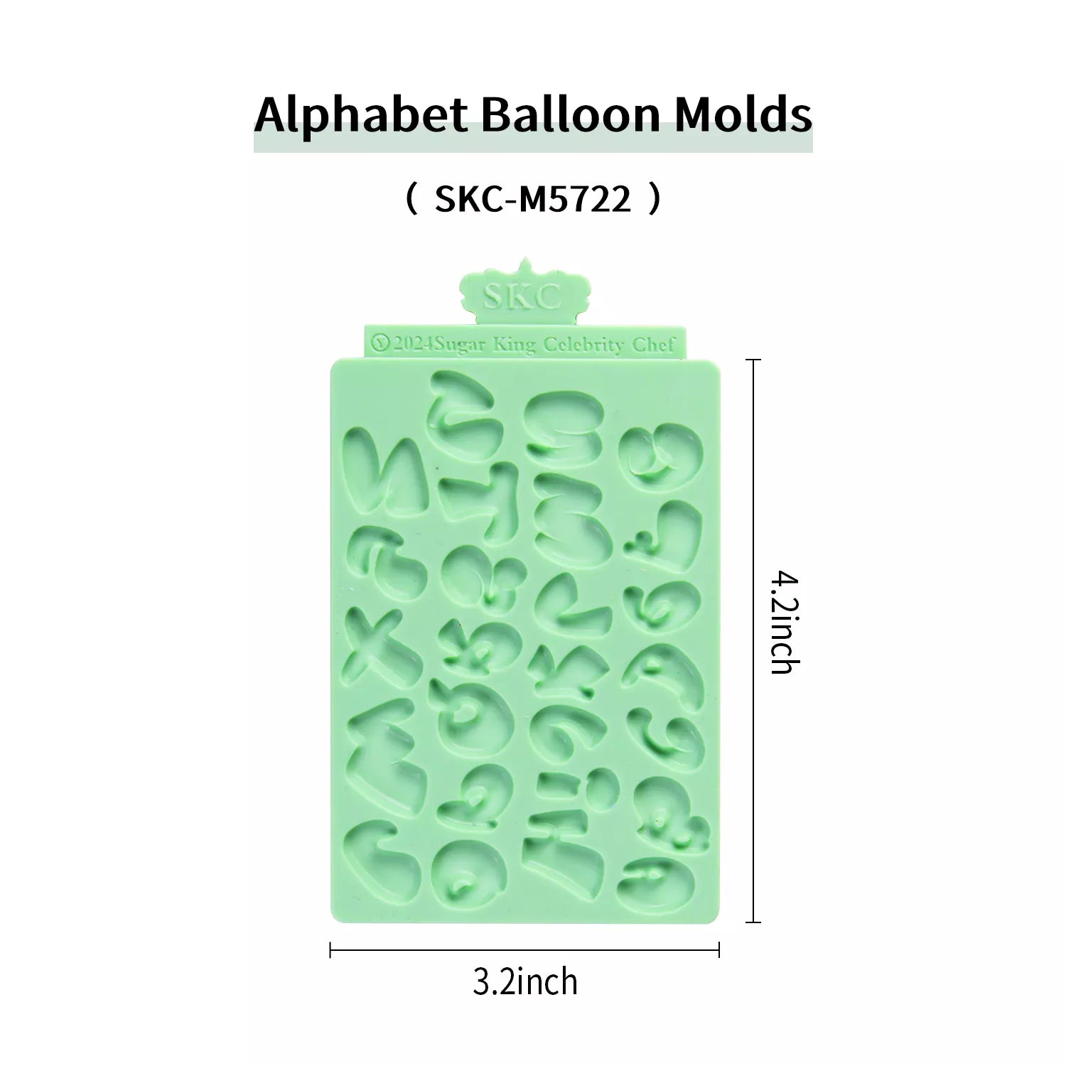 Alphabet and Number Silicone Mold