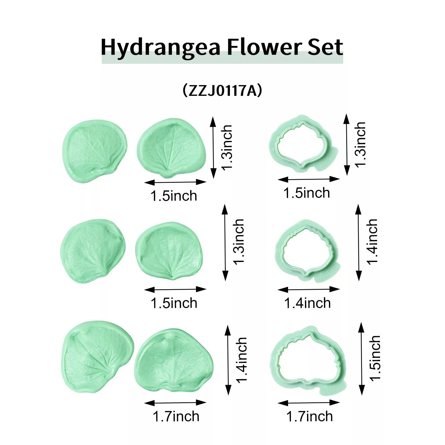 Realistic Phalaenopsis Orchid Sugar Paste Cutting And Embossing Silicone Mold Set