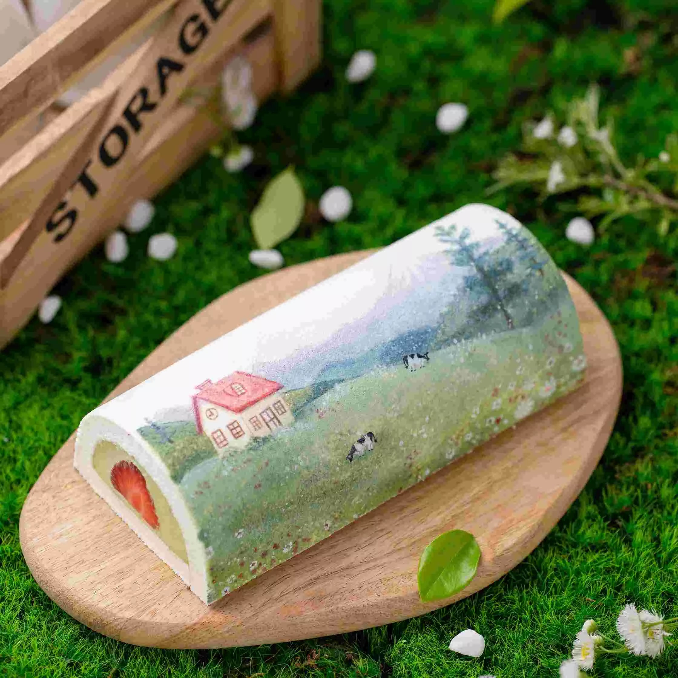 U-Shaped Cake Roll Pattern File