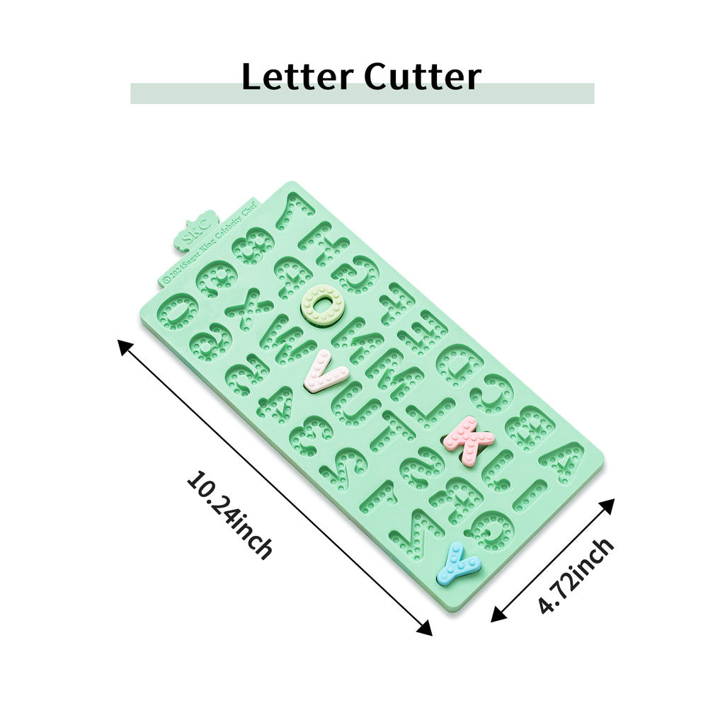 Alphabet and Number Silicone Mold