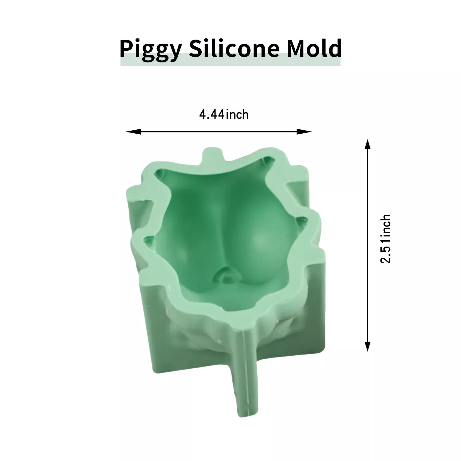 Piggy Knock-Knock Silicone Mold