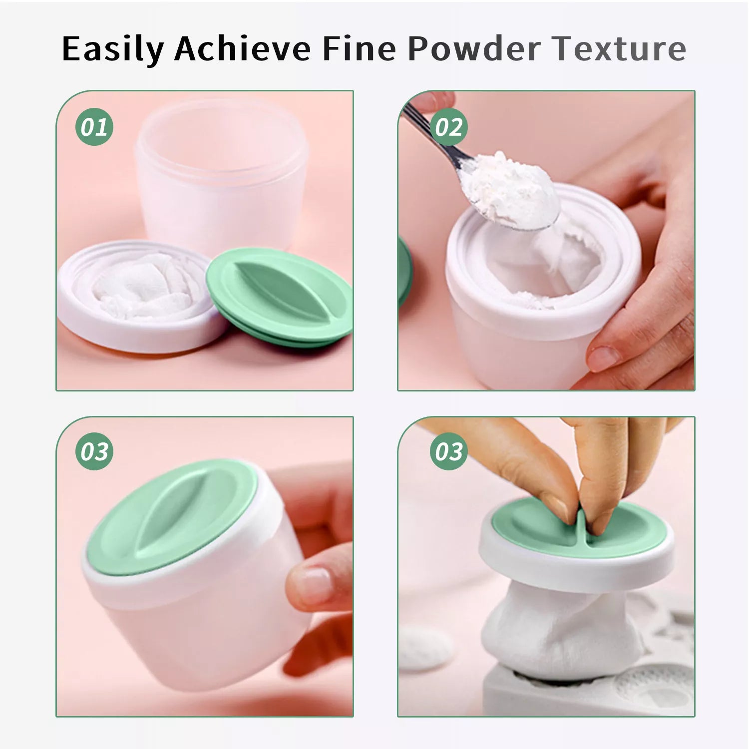 Anti-stick Powder Puff for Fondant Baking and Modeling