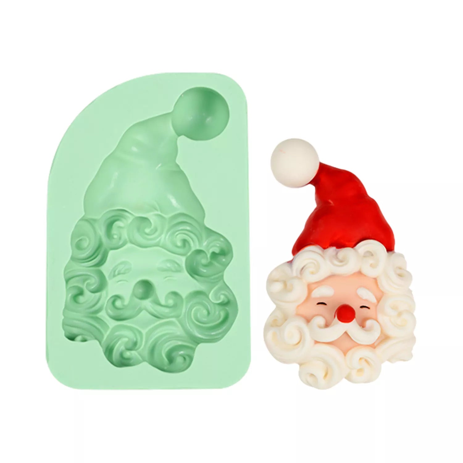 Christmas Theme Santa Claus, Antlers, Snowman Silicone Mold