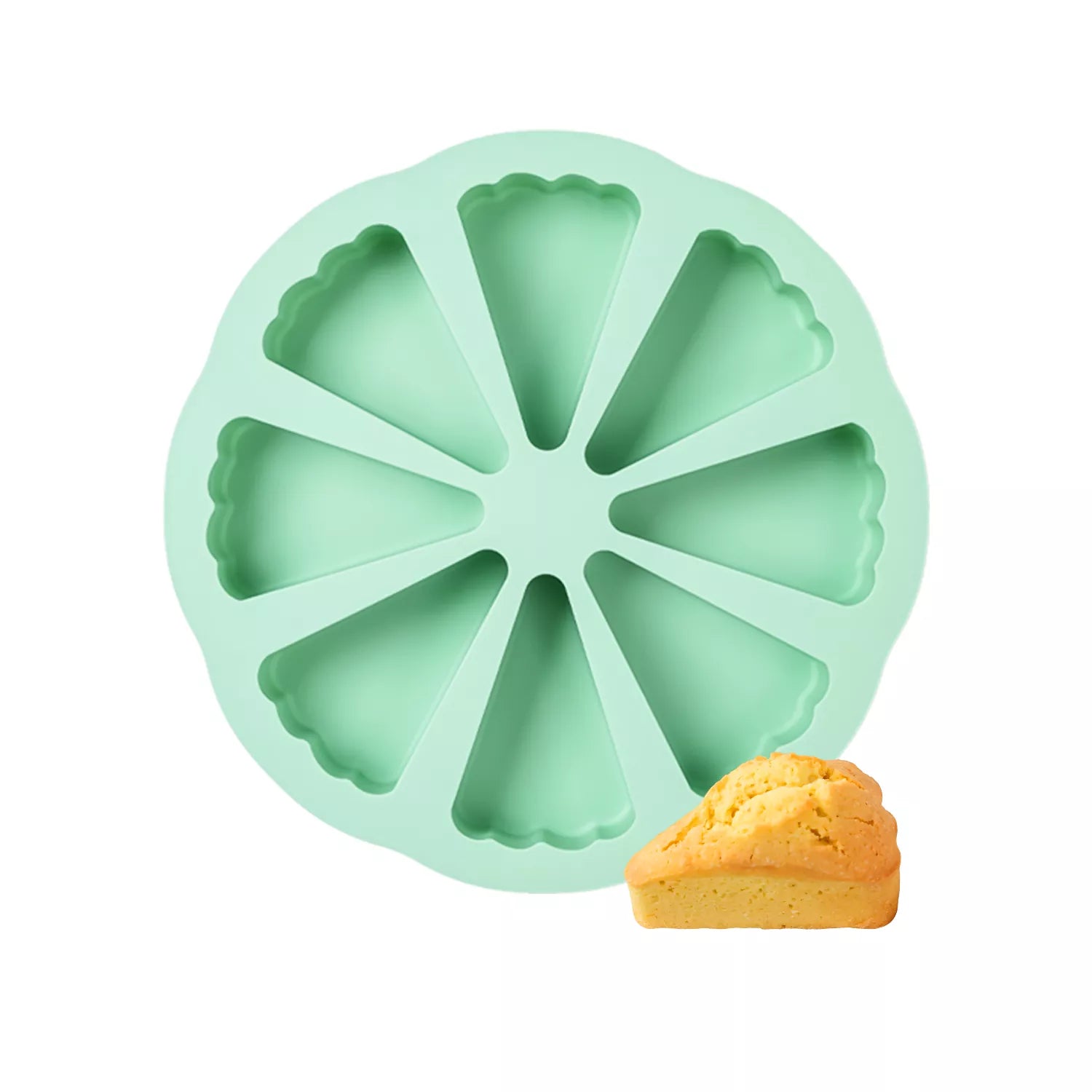 8-Cavity Cheese Silicon Mold