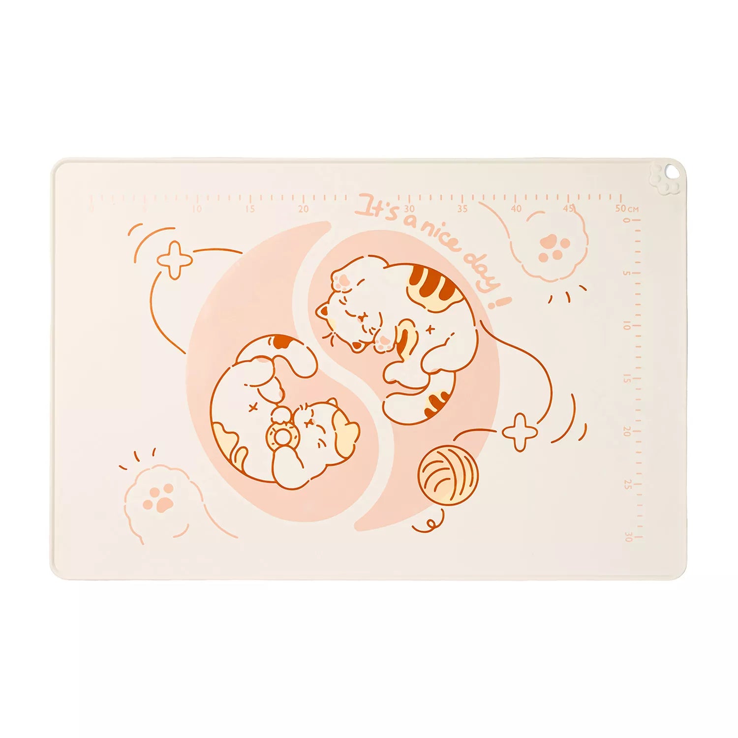 Kitten Theme Kitchen Dough Mat