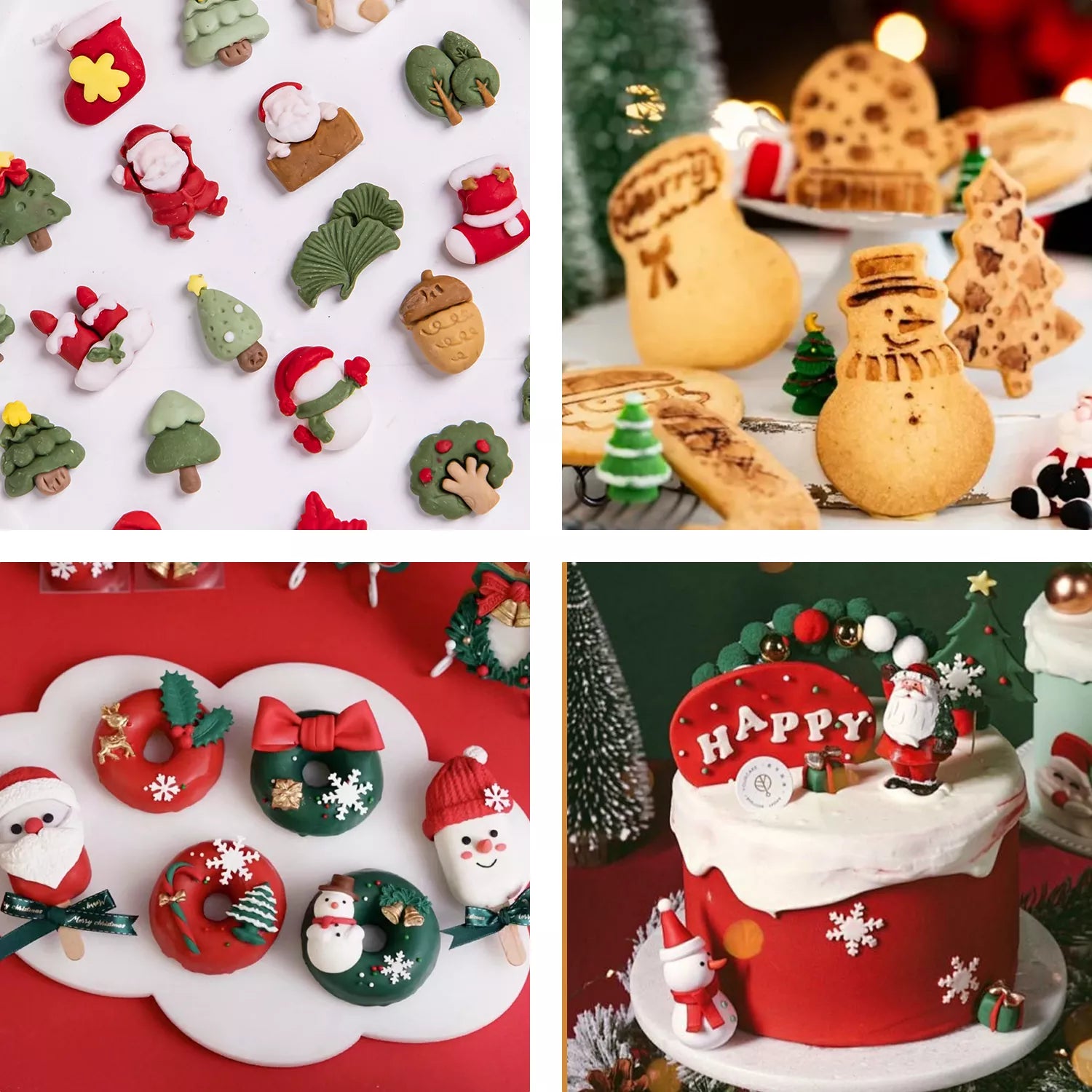 Silicone Mold for Christmas Small Decorations