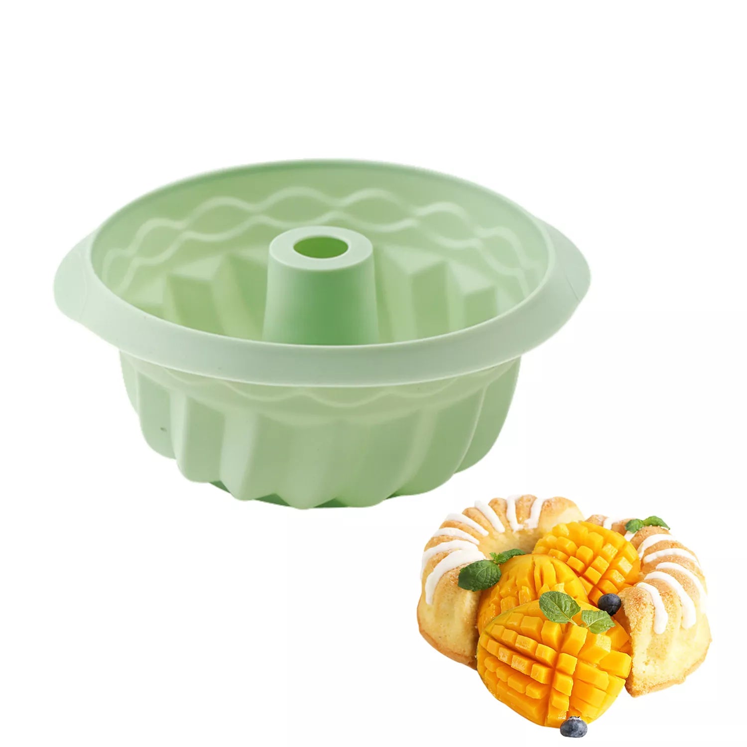 Chiffon Platinum Silicone Cake Mold