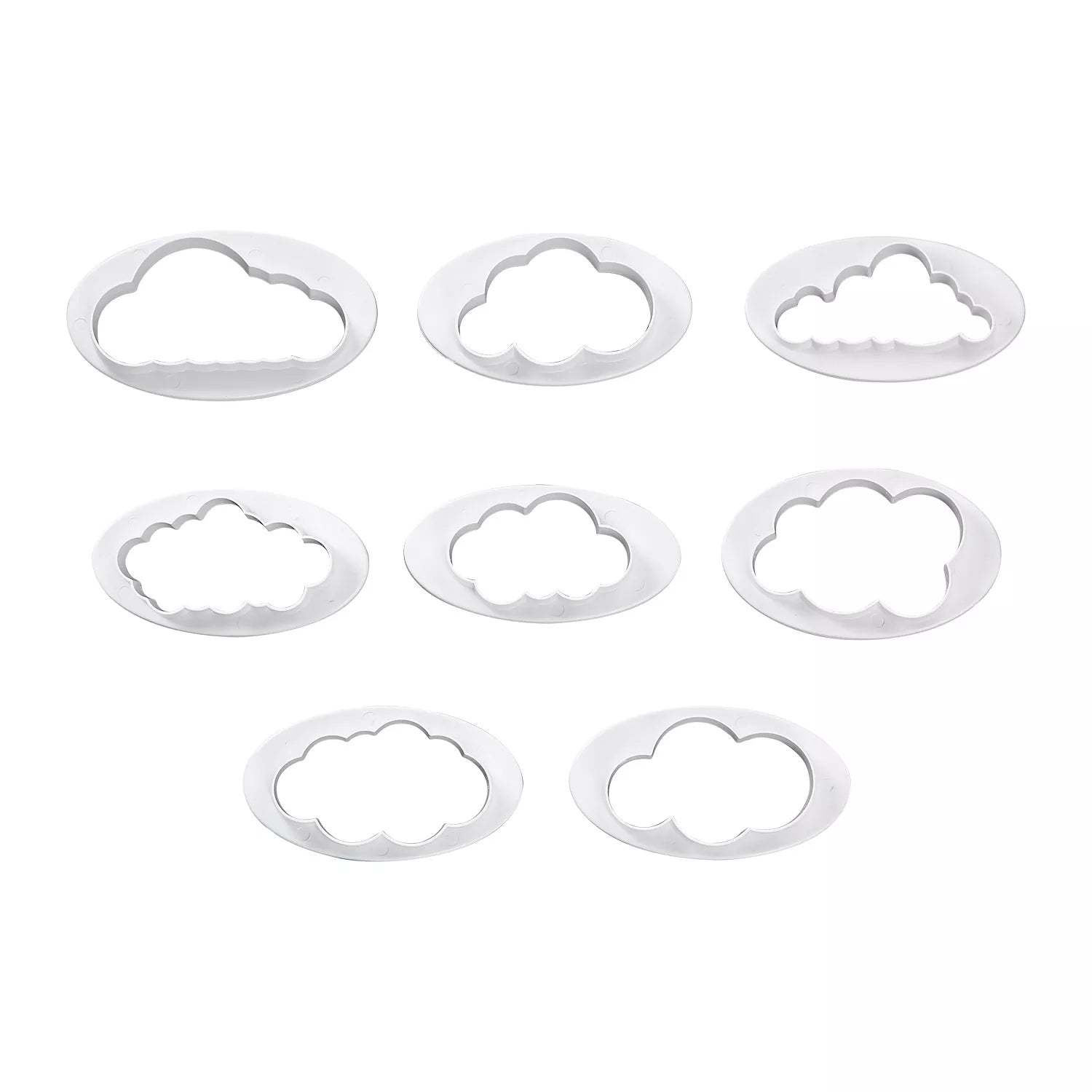 Cloud 8-Piece Cutter and Embossing Mold