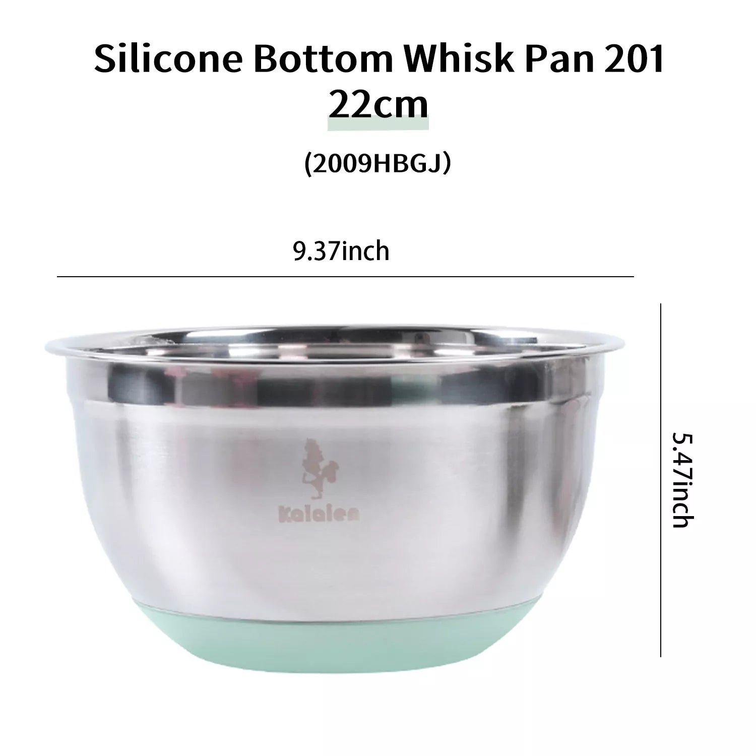 Thickened and heightened Stainless Steel Egg Beating Bowl