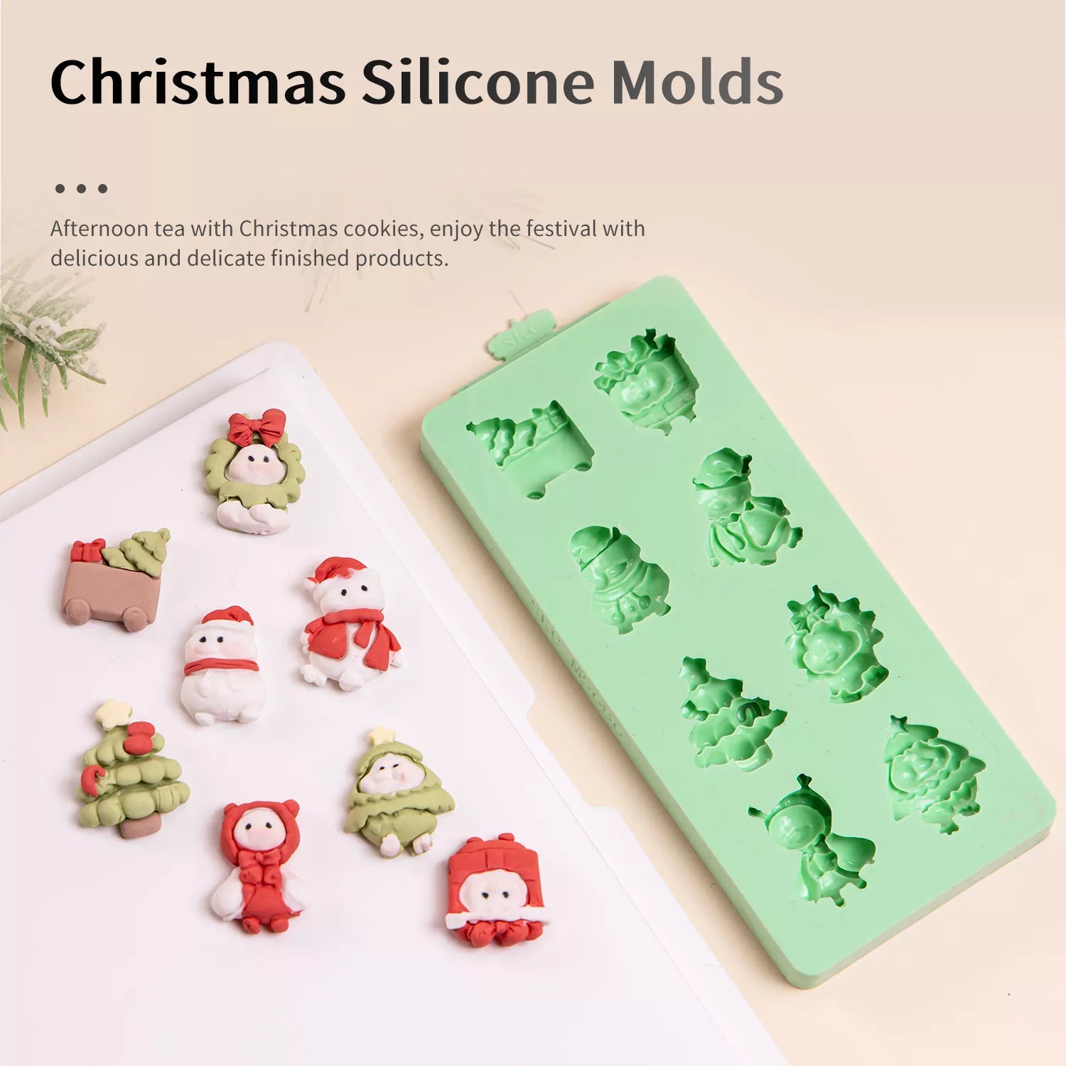 Christmas Silicone Mold – Cartoon Design