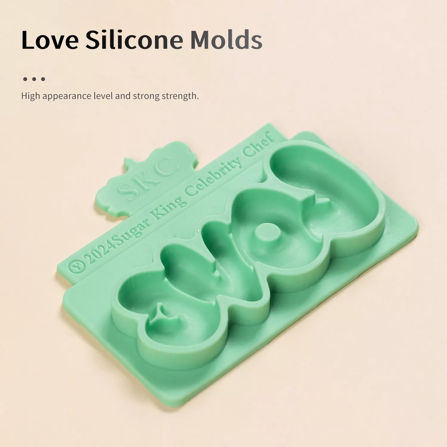 LOVE & Happy Birthday Letter Silicone Mold