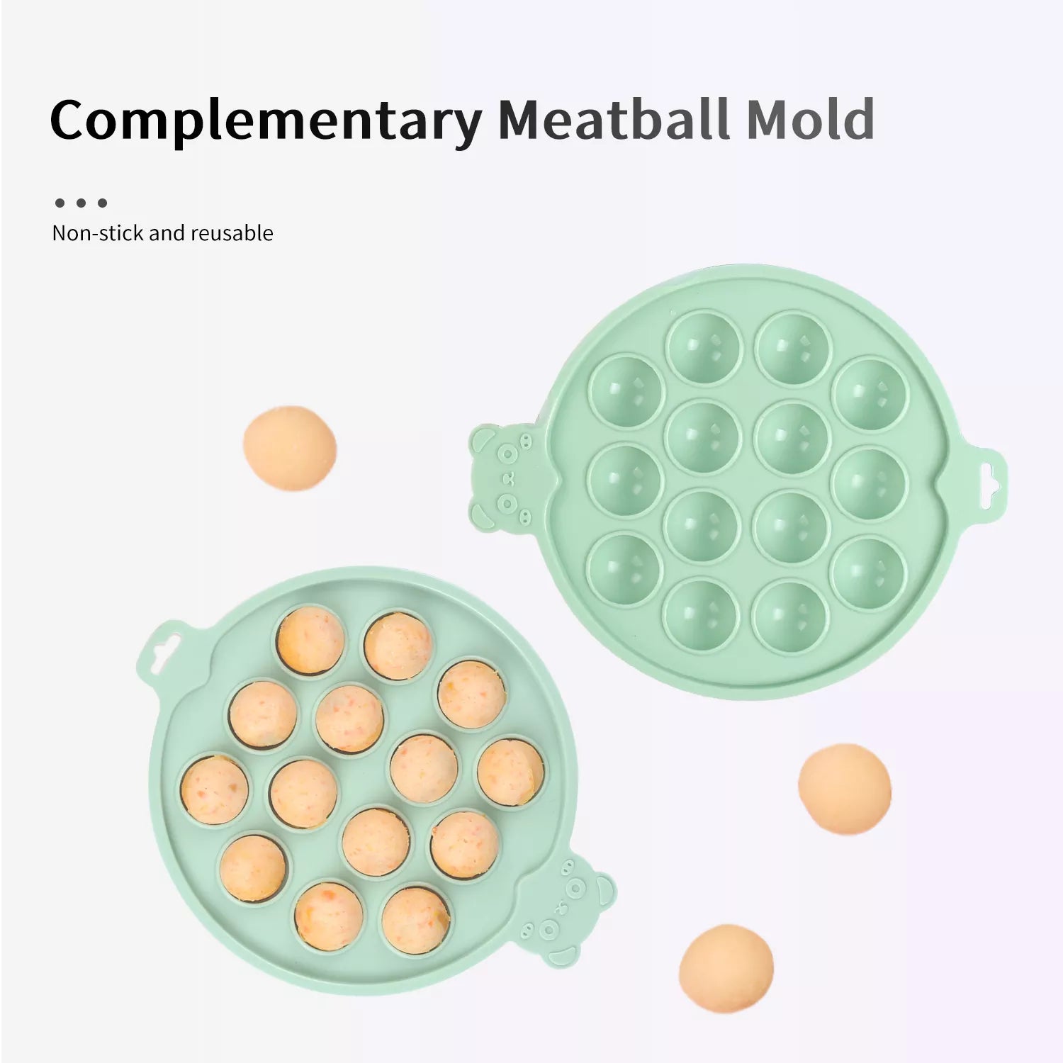 Meatball Baby Food Silicone Mold
