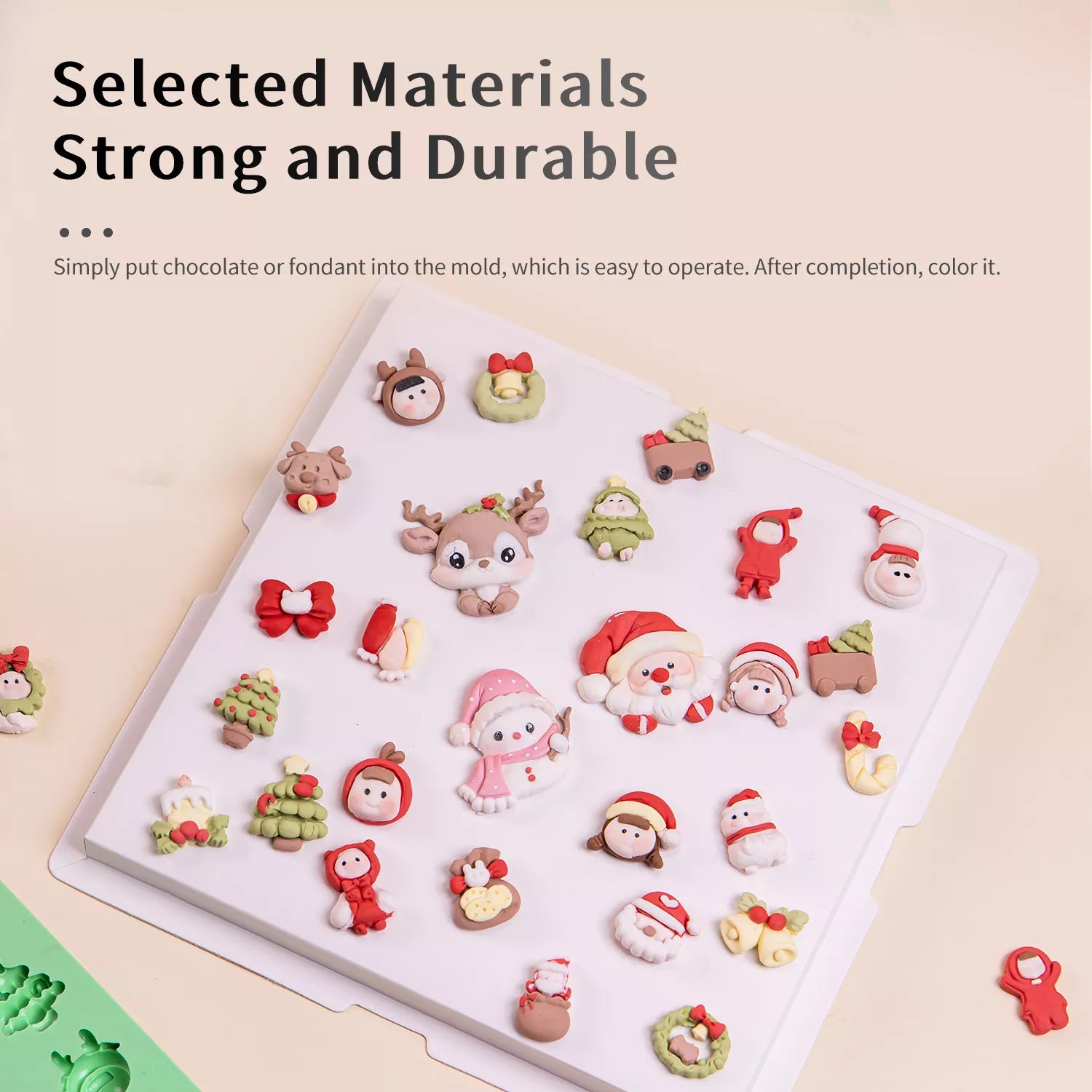 Christmas Silicone Mold – Cartoon Design