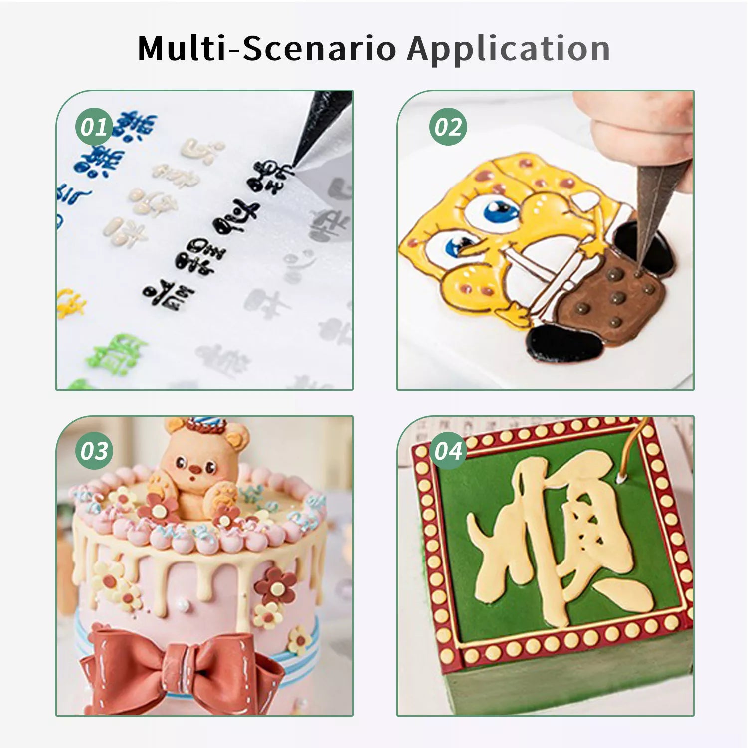 Cake Decoration Icing Pull-Line Paste