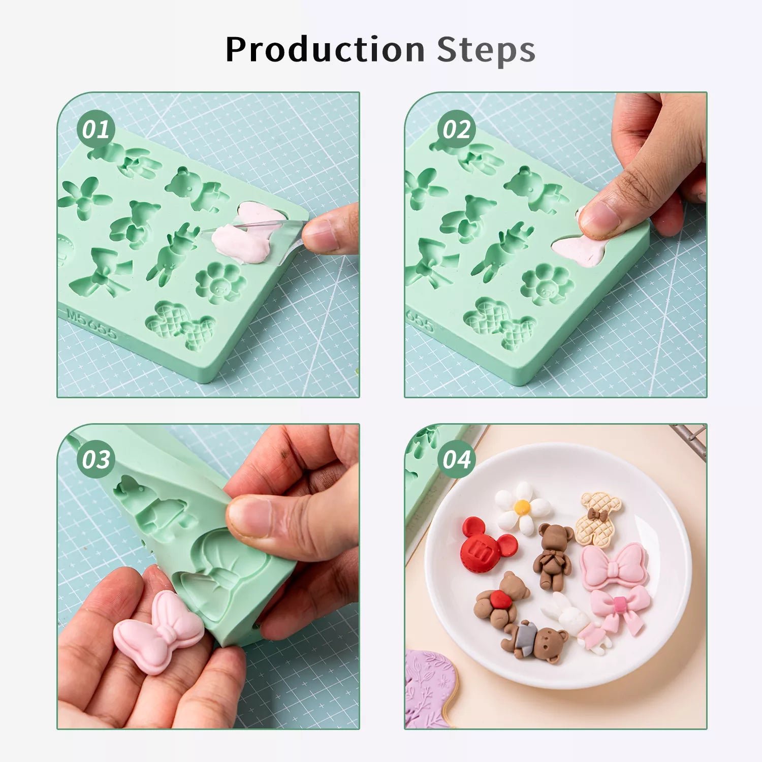 Cartoon Decorative Silicone Mold
