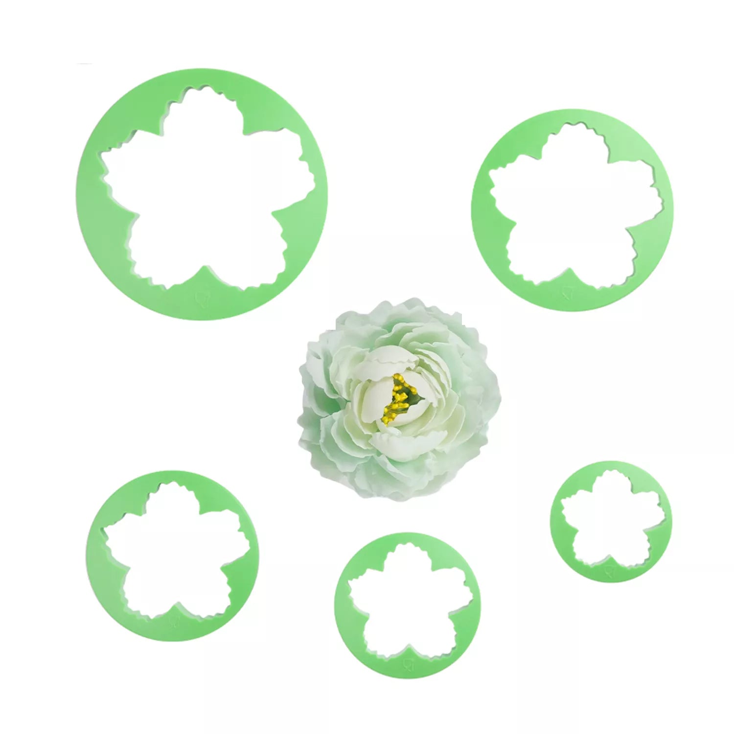 Peony Cutter Set Mold