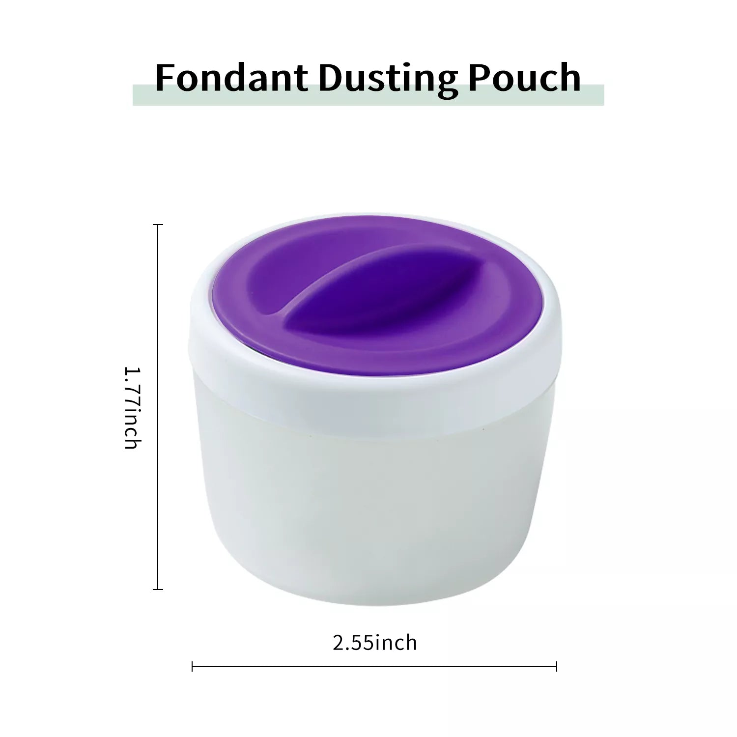 Anti-stick Powder Puff for Fondant Baking and Modeling