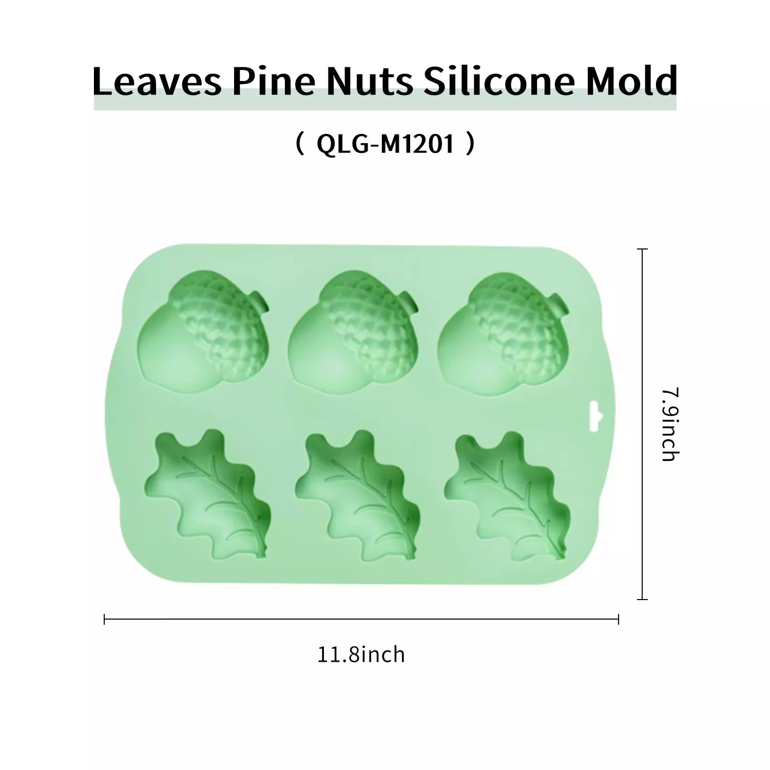 Leaf and Nut Cake Mold
