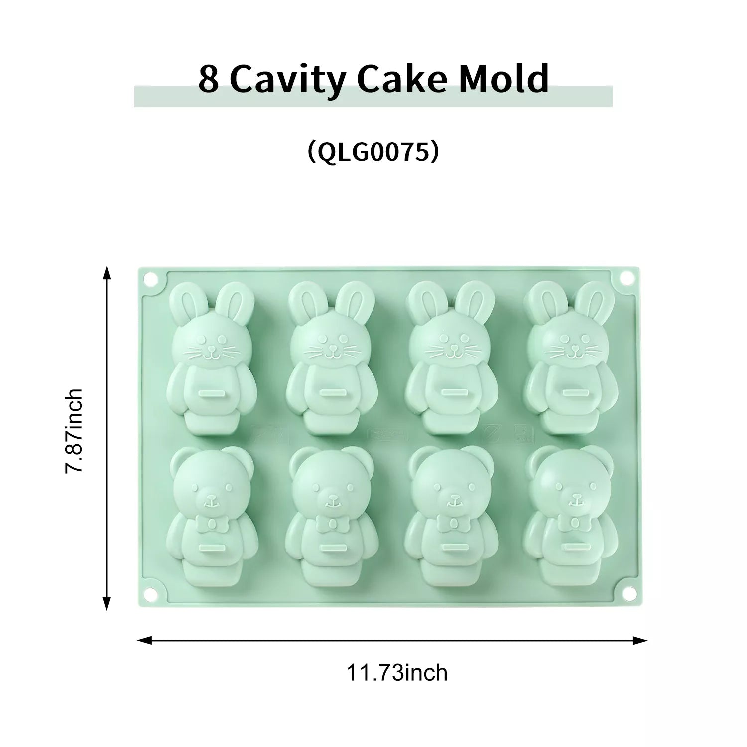 Bunny and Bear Cake Mold