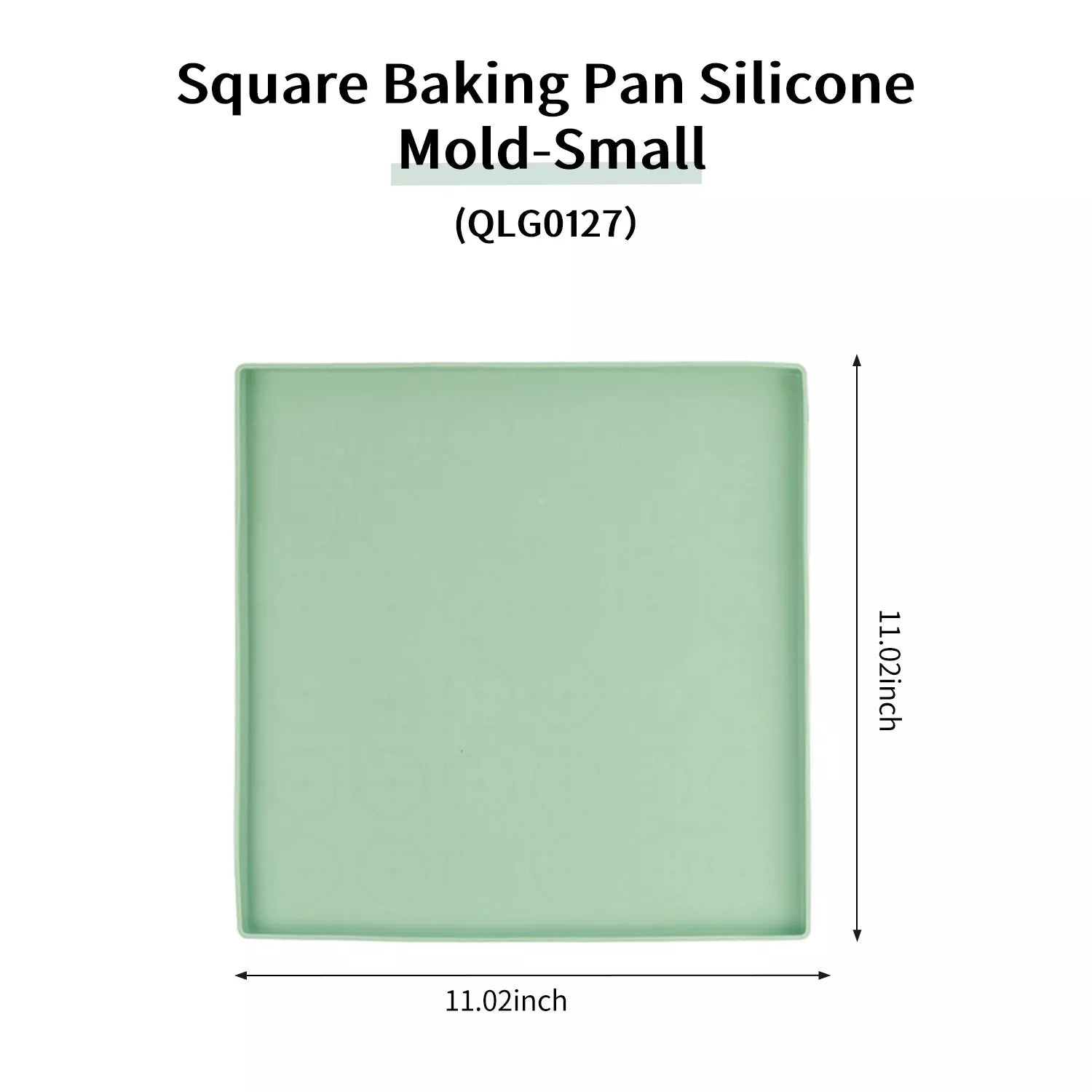 Square Carbon Steel Baking Pan Silicone Mold
