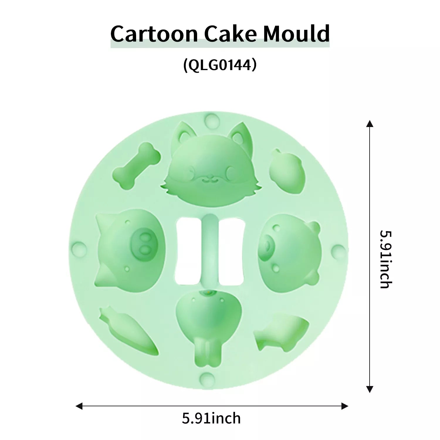 Cartoon Round Cake Mold