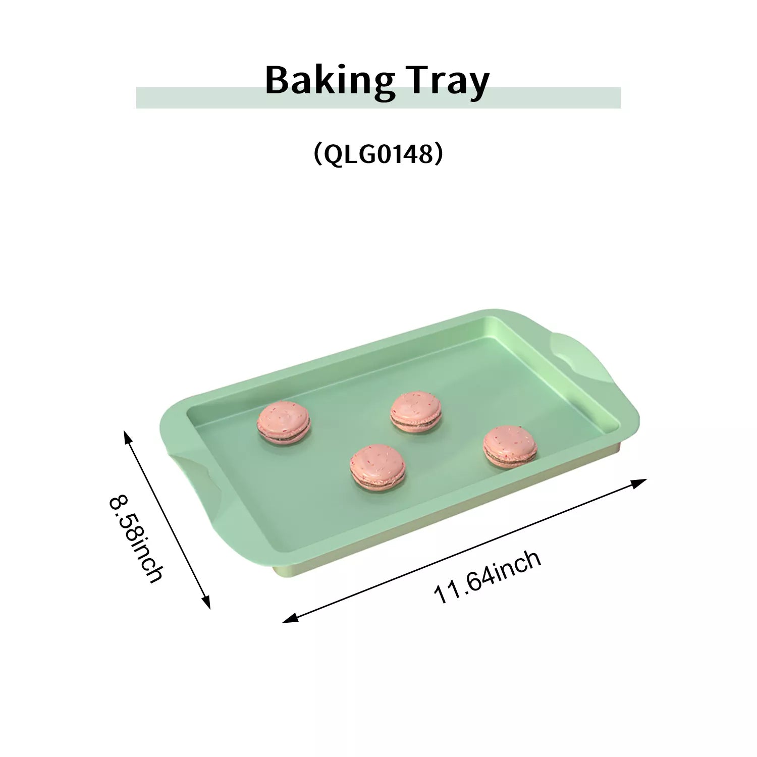 Square Baking Pan Silicone Mold with Handle