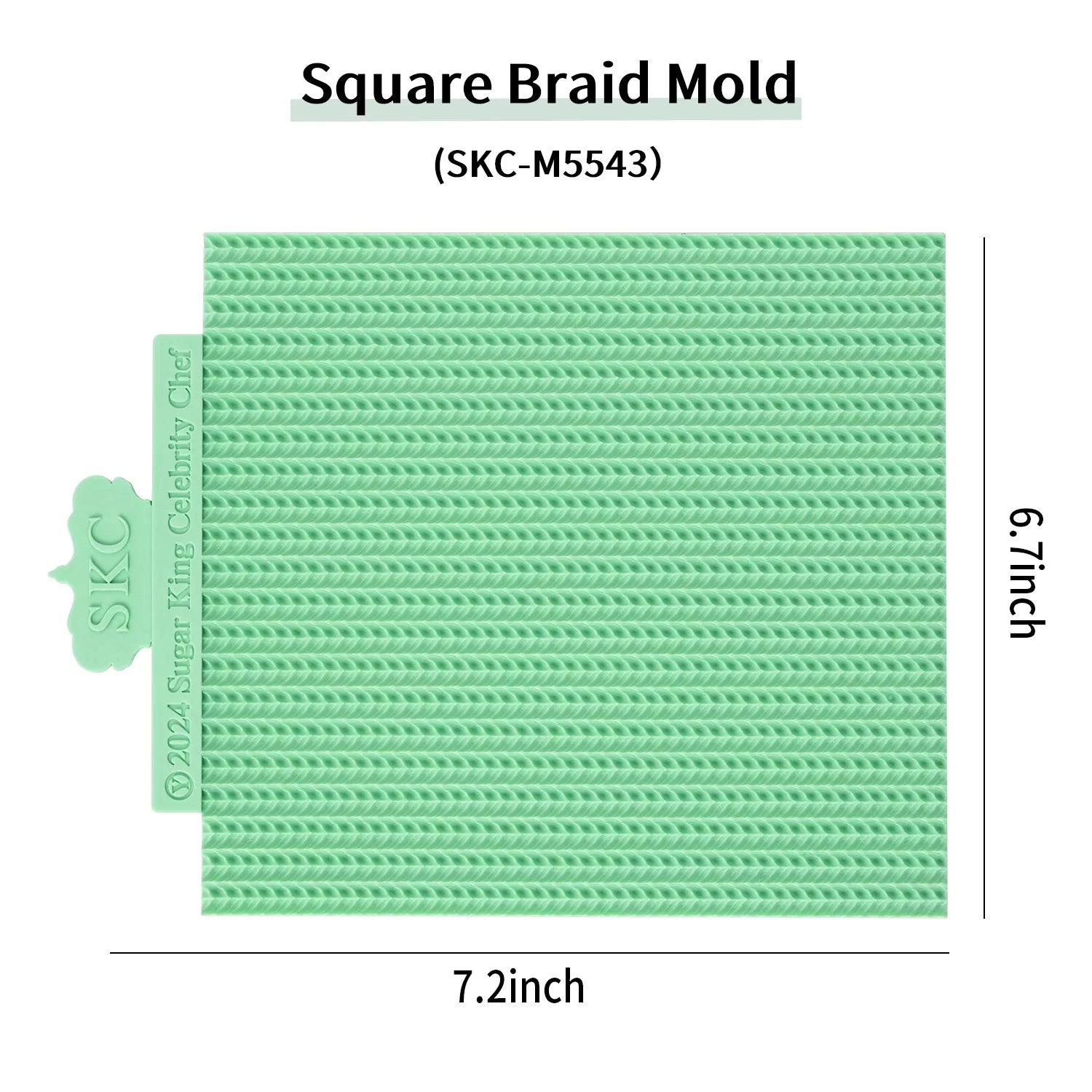 Woven Pattern Silicone Mold