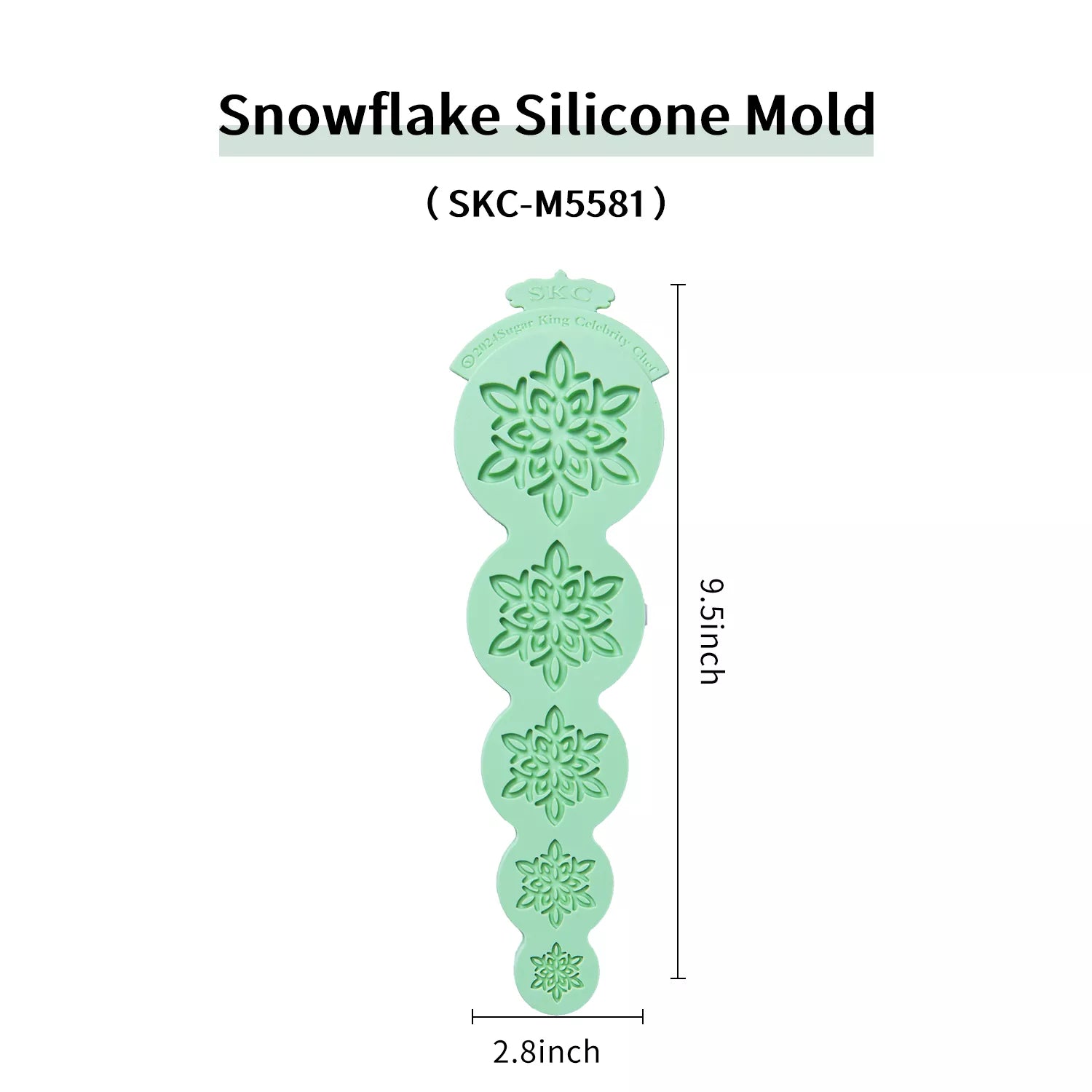 Christmas Snowflake Silicone Mold