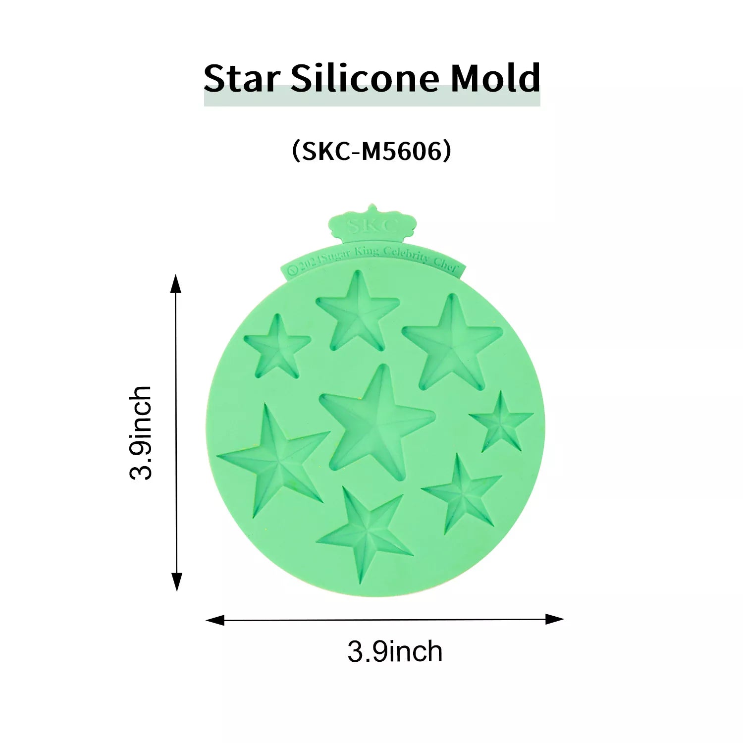 Star Light  & Heart Silicone Mold