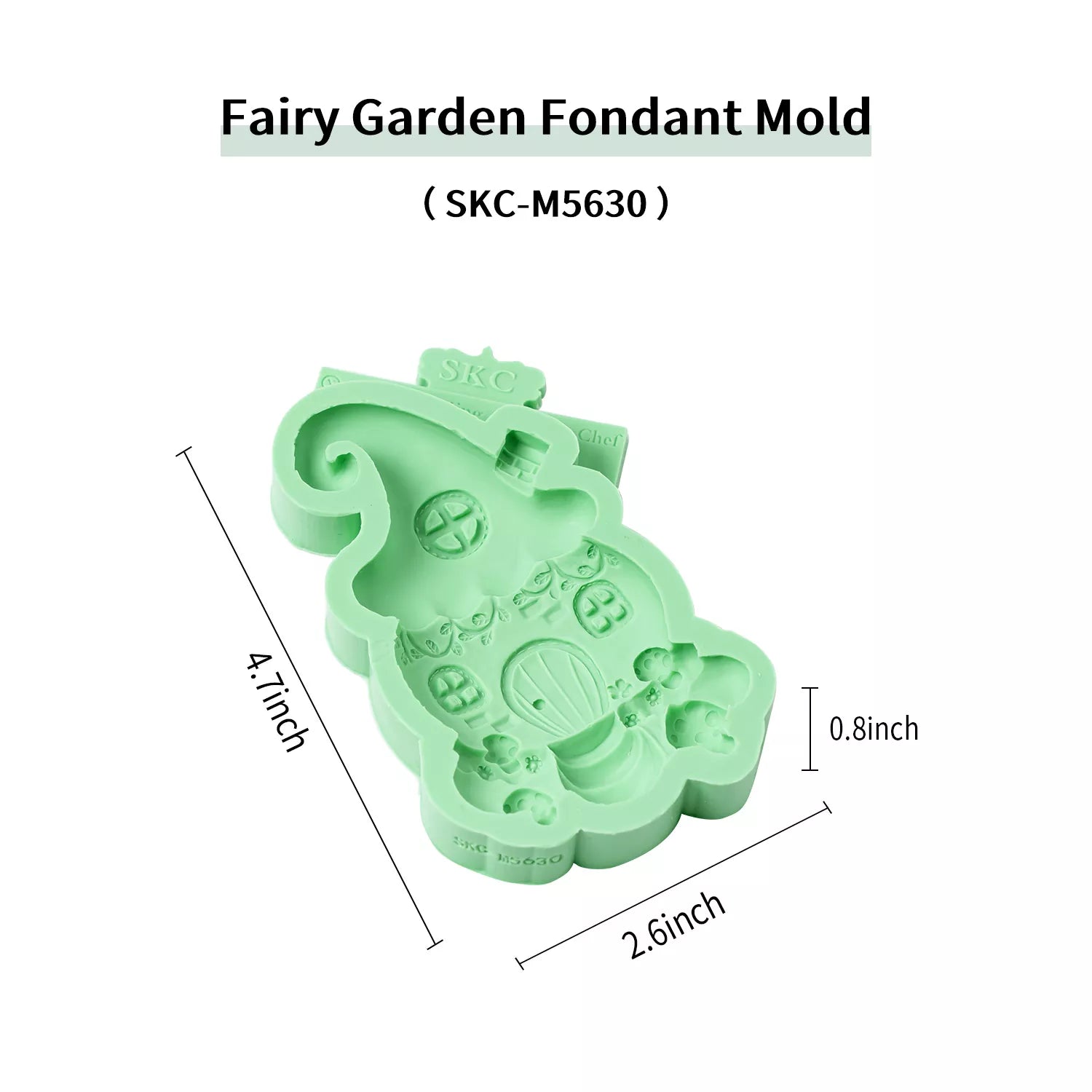 Cartoon Mushroom House Silicone Mold