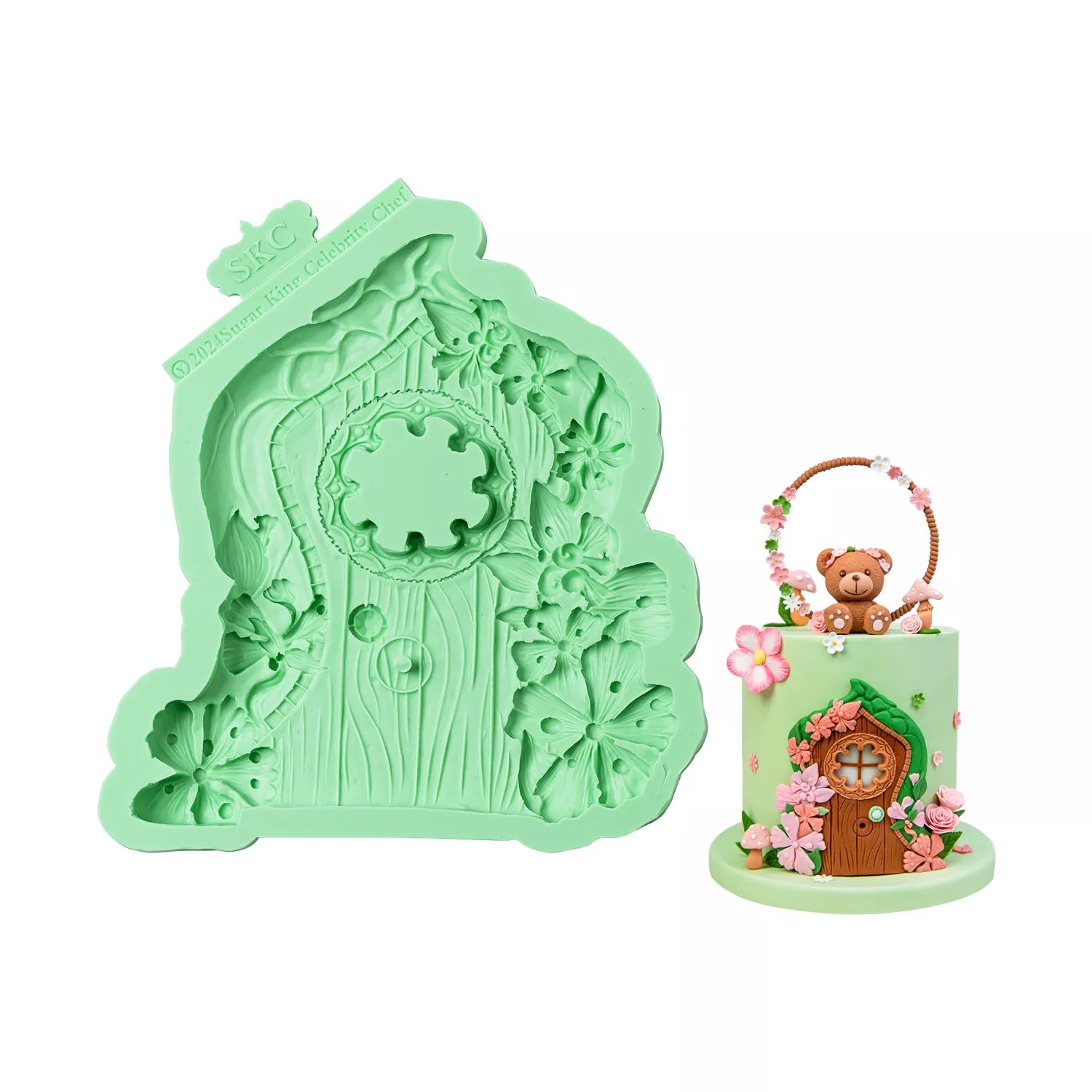 Cartoon Mushroom House Silicone Mold