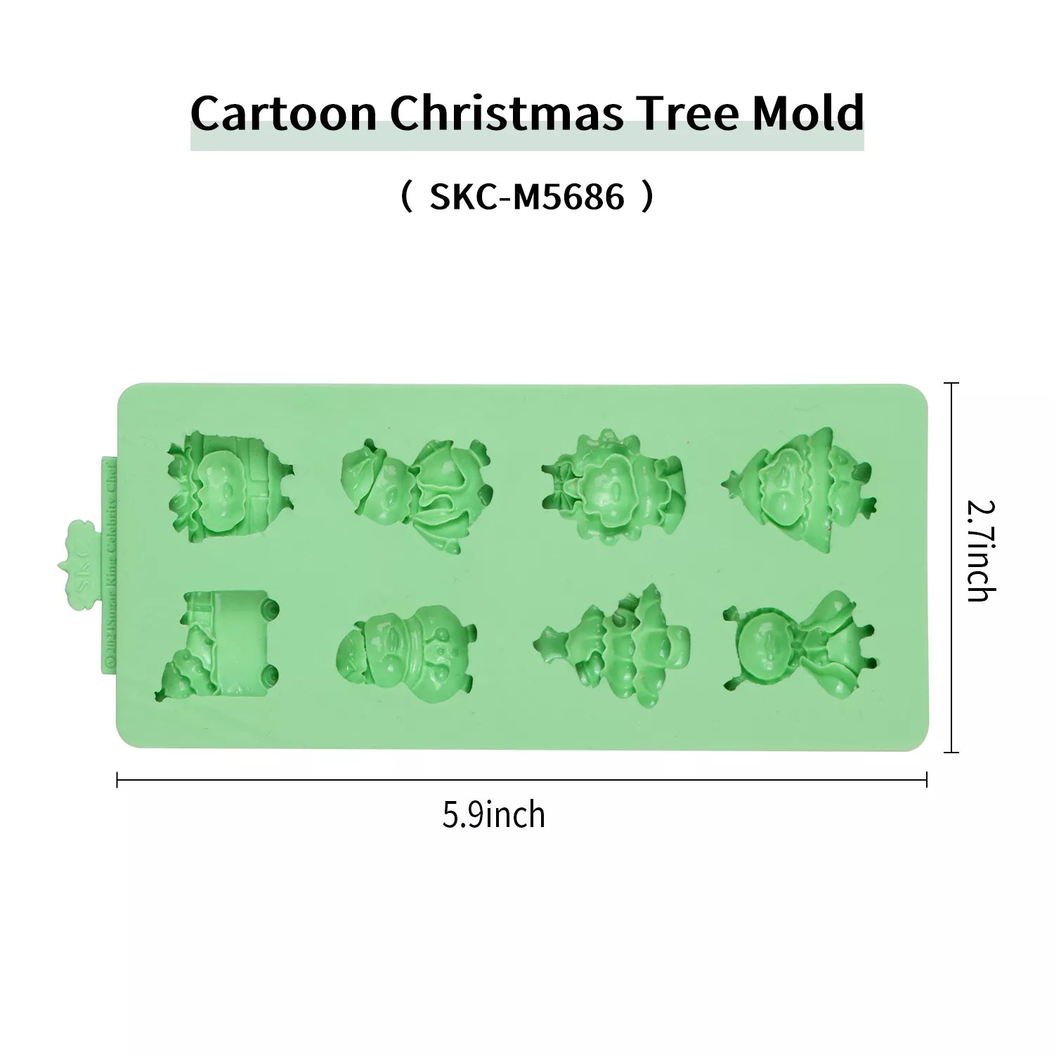 Christmas Silicone Mold – Cartoon Design