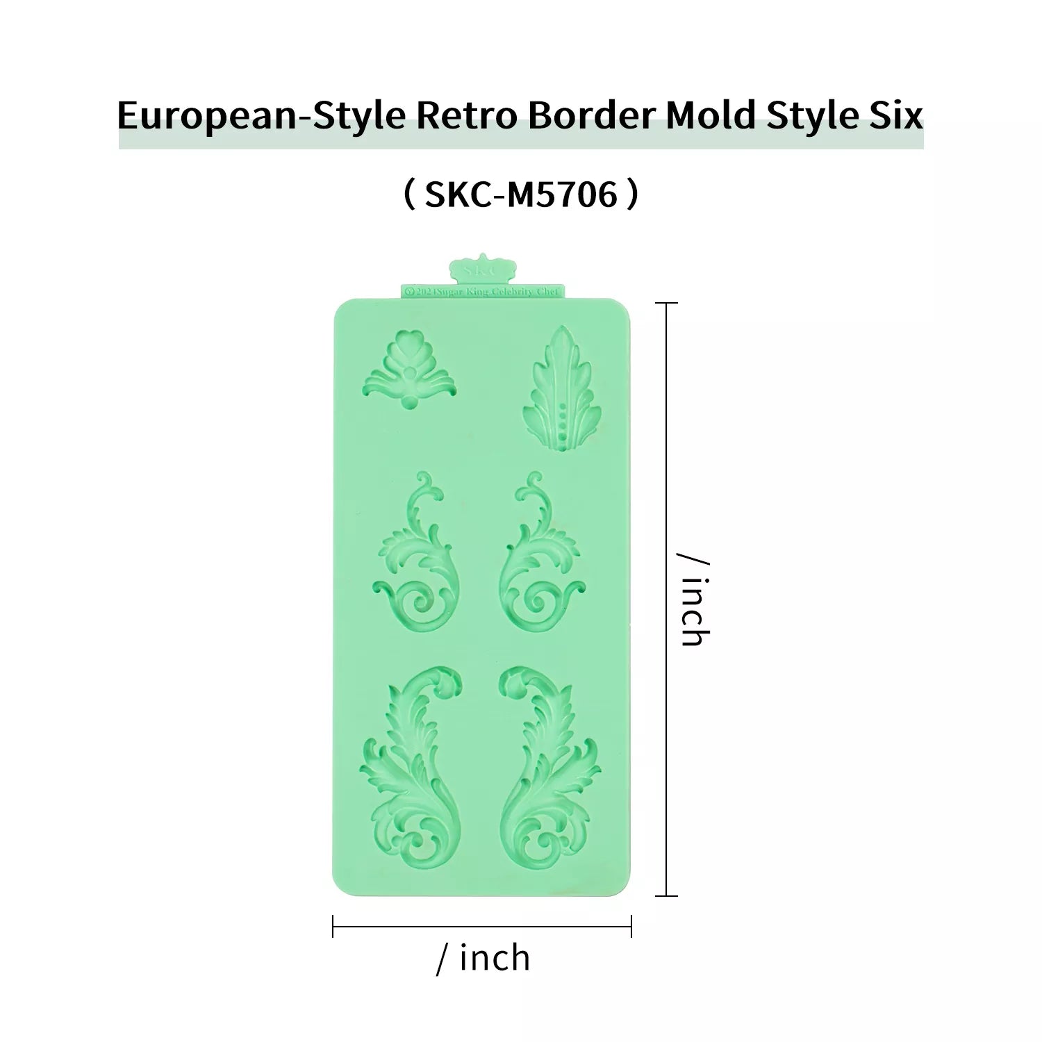 European-style Retro Border Silicone Mold