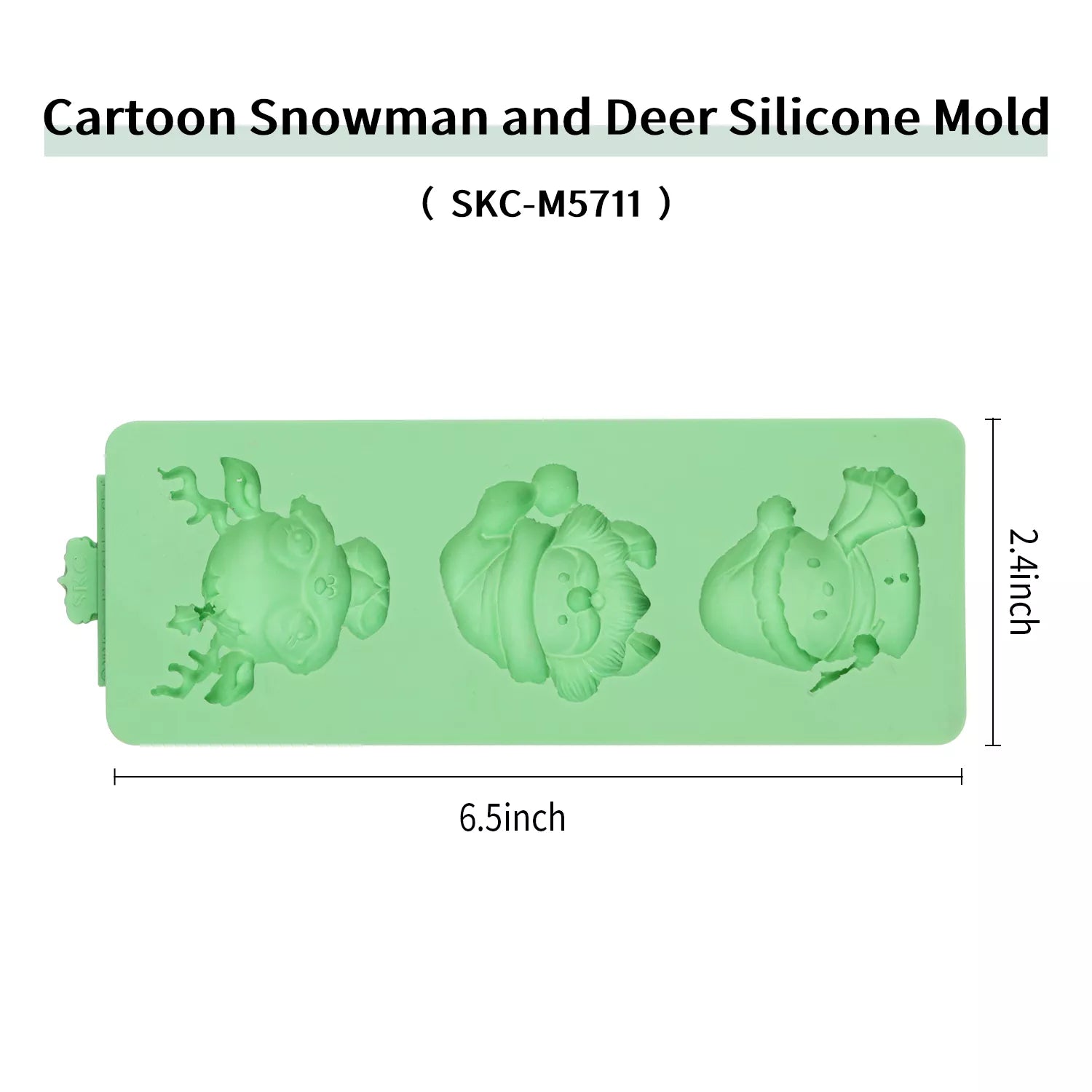 Christmas Silicone Mold – Cartoon Design